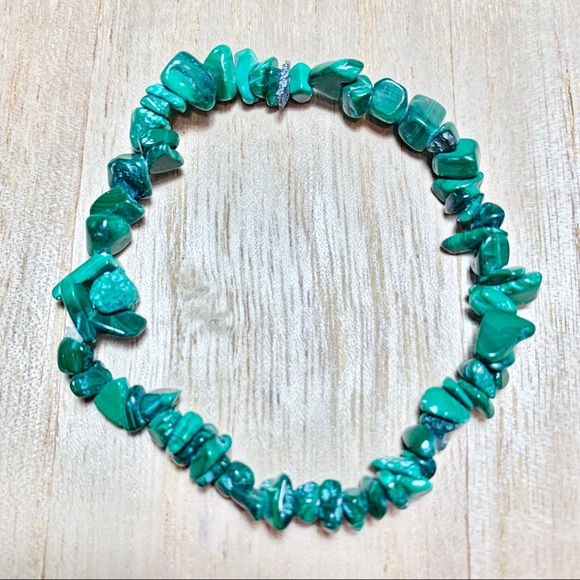 Handmade Jewelry - 🌈 Green Handmade Chakra Chip Bead Bracelet